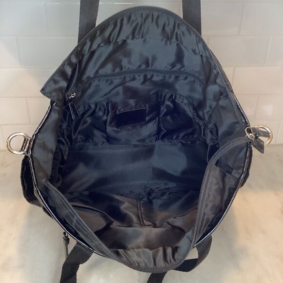 COACH Signature C Convertible Nylon Weekend or Diaper Bag Tote - Picture 12 of 16